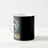 Gesamt Solar Eclipse Arkansas 2024 Farbiges Totali Kaffeetasse (Vorderseite Links)