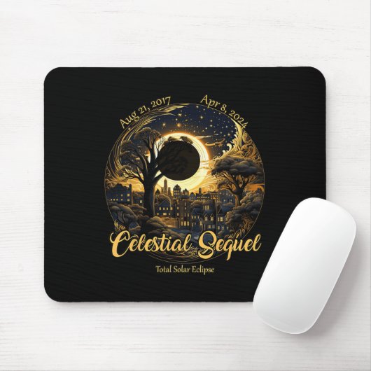 Gesamt Solar Eclipse Celestial Sequel 2017 Totalit Mousepad (Mit Mouse)