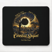 Gesamt Solar Eclipse Celestial Sequel 2017 Totalit Mousepad (Vorne)