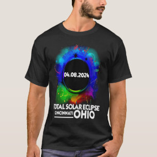Gesamt Solar Eclipse Cincinnati OHIO 8. April 2024 T-Shirt