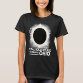 Gesamt Solar Eclipse Cincinnati Ohio 8. April 2024 T-Shirt (Vorderseite)