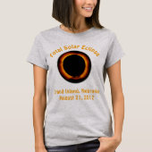 Gesamt Solar Eclipse (Grand Island, Nebraska) T-Shirt (Vorderseite)