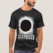 Gesamt Solar Eclipse HOUSTON TEXAS 8. April 2024 T T-Shirt (Vorderseite)