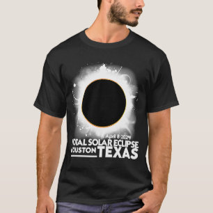 Gesamt Solar Eclipse HOUSTON TEXAS 8. April 2024 T T-Shirt