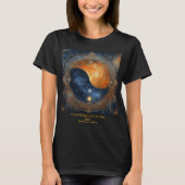 Gesamt Solar Eclipse IHRER Textnamen Mystisch T-Shirt (Vorderseite)