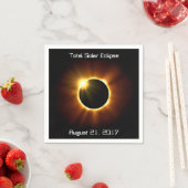 Gesamt Solar Eclipse - Napkins Serviette (Beispiel)