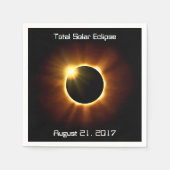 Gesamt Solar Eclipse - Napkins Serviette (Vorderseite)