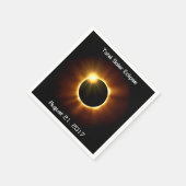 Gesamt Solar Eclipse - Napkins Serviette (Ecke)