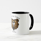 Gesamt Solar Eclipse Spanien 2026 Custom Tasse (VorderseiteRechts)