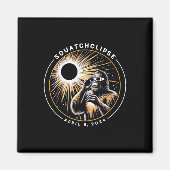 Gesamt Solar Eclipse Squatchclipse Bigfoot Magnet (Vorne)