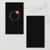 Gesamt Solar Eclipse Sun 8. April 2024 Visitenkarte (Vorne/Hinten)