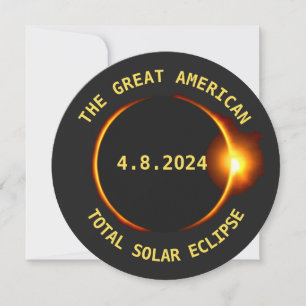 Gesamt Solar Eclipse Viewing Party 4.8.2024 USA Einladung