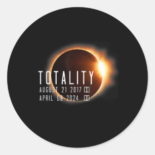 Gesamt-Solaranlage 2024 2017 Totalität zweimal in  Runder Aufkleber