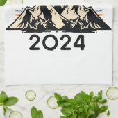 Gesamt-Solaranlage 2024 Geschirrtuch (Gefaltet)