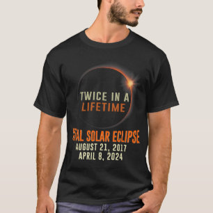 Gesamt-Solaranlage 2024 Totalität zweimal im Leben T-Shirt