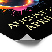 Gesamt-Solaranlage 2024 zweimal in Lebensdauer Poster (Ecke)