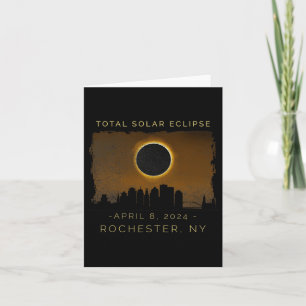Gesamt-Solaranlage in Rochester New York Vintag Karte