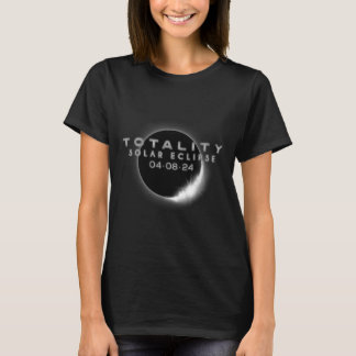 Gesamt-Solarzellen-Eclipse 04.08.2024 Gesamtsumme T-Shirt