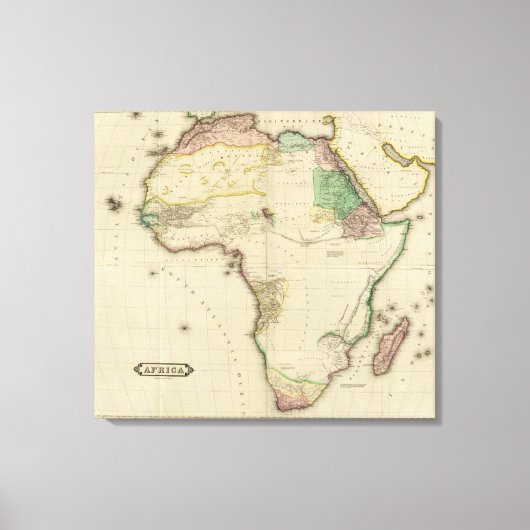 Gesamtafrika 2 leinwanddruck (Vorderseite)
