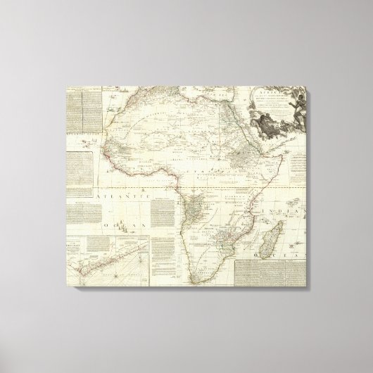 Gesamtafrika Leinwanddruck (Vorderseite)