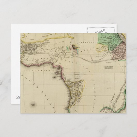 Gesamtafrika Postkarte (Vorne/Hinten)