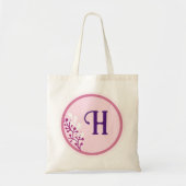 Gesamtbeutel - Fügen Sie Ihren ersten - Lila Tragetasche (Vorne)