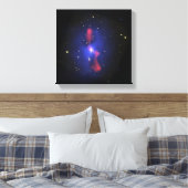 Gesamtbild eines Galaxienhaufens Leinwanddruck (Insitu (Schlafzimmer))