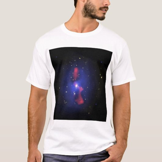 Gesamtbild eines Galaxienhaufens T-Shirt (Vorderseite)