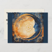 Gesamte Eclipse der benutzerdefinierten Sun-POSTCA Postkarte (Vorne/Hinten)