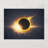 Gesamte Eclipse der benutzerdefinierten Sun-POSTCA Postkarte (Vorderseite)