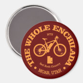 Gesamte Enchilada (MTB) Magnet (Vorderseite/Rückseite)