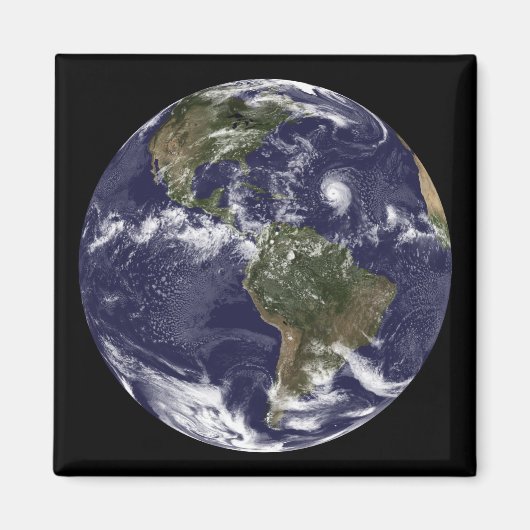 Gesamte Erde mit Nordamerika 2 Magnet (Vorne)