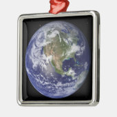Gesamte Erde mit Nordamerika 4 Ornament Aus Metall (Links)