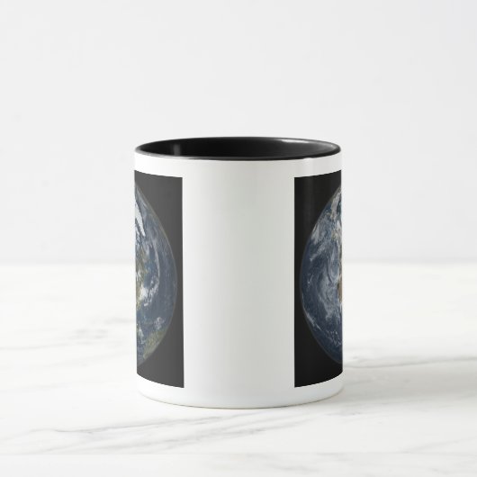 Gesamte Erde mit Nordamerika 5 Tasse (Zentrum)