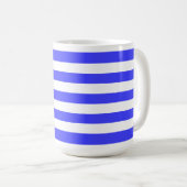 Gesamte griechische Flagge Kaffeetasse (VorderseiteRechts)