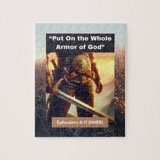 Gesamte Rüstung Gottes - Puzzle (Vertikal)