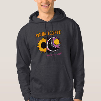 Gesamte Sonnenfinsternis 2025 Pop Art Design Hoodie