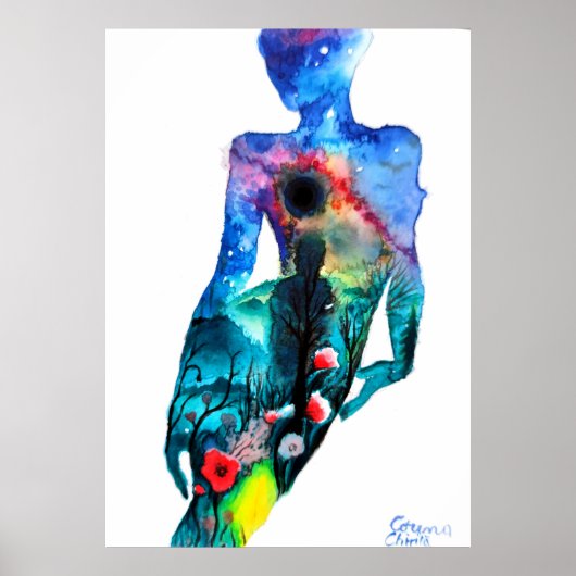 Gesamte Sonnenfinsternis Poster (Vorne)