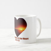 Gesamteklipse der Herz-Kaffee-Tasse Kaffeetasse (VorderseiteRechts)