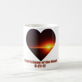 Gesamteklipse der Herz-Kaffee-Tasse Kaffeetasse (Mittel)