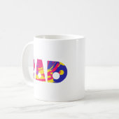 Gesamter 80er krass kaffeetasse (Vorderseite Links)