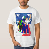Gesamter amerikanischer T - Shirt (Vorderseite)