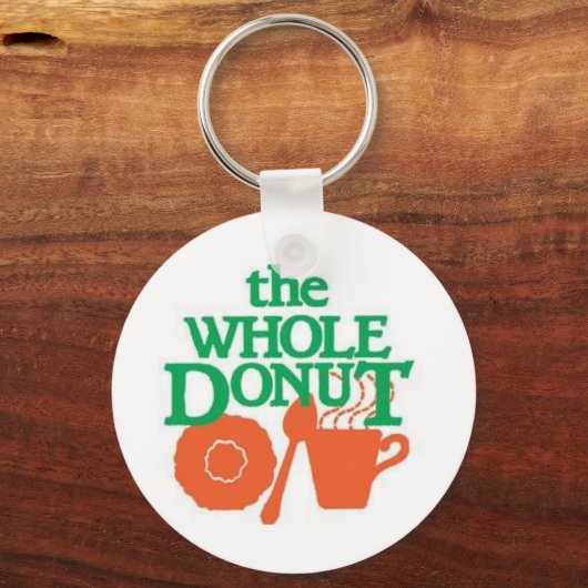 Gesamter Donut-Schlüsselanhänger Schlüsselanhänger (Vorderseite)