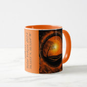 Gesamter Eclipse des Sun-GPS-Koordinatennamens Tasse (VorderseiteRechts)