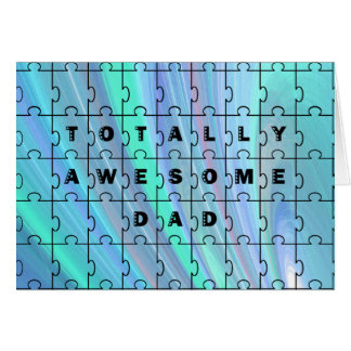 Gesamter Phantastischer Vater Puzzle Blue