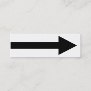 Gesamter Punkt II - Schwarz und Weiß Mini Visitenkarte