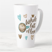 Gesamter Rest der Liebe Latte Tasse (Rechte Ecke)