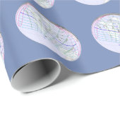 Gesamter Solar-Eclipse 2017 Globaler Pfad Geschenkpapier (Rolleneckpunkt)