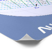 Gesamter Solar-Eclipse 2017 Globaler Pfad Poster (Ecke)