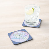 Gesamter Solar-Eclipse 2017 Globaler Pfad Untersetzer (Rechte Seite)